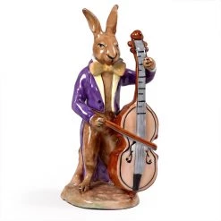 Scully & Scully Porcelain Hare With Bass