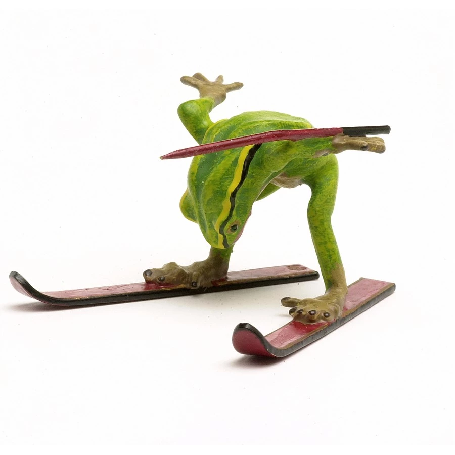 Scully & Scully Austrian Bronze Skiing Frog 3 Scully & Scully Austrian Bronze Skiing Frog