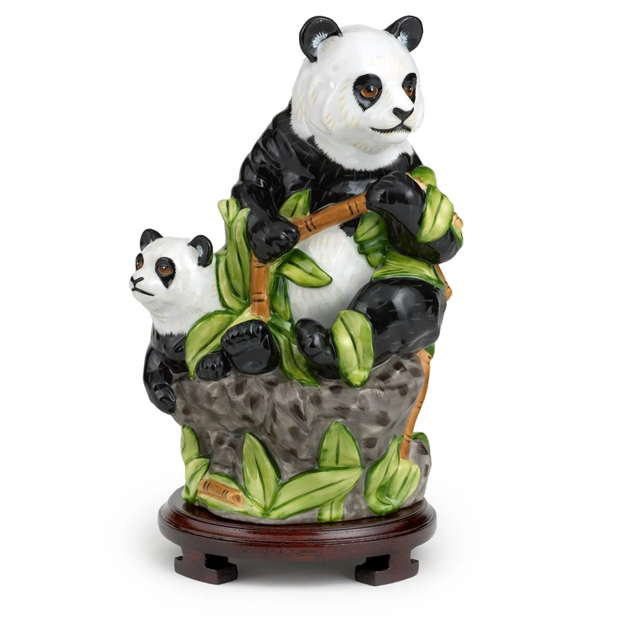 Lynn Chase Mother & Cub Panda Figurine 3 Lynn Chase Mother & Cub Panda Figurine