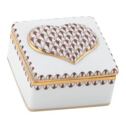 Herend Embossed Heart Box -Collectibles Sales Store unnamed file 833