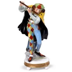 Scully & Scully Porcelain Musician With Flute