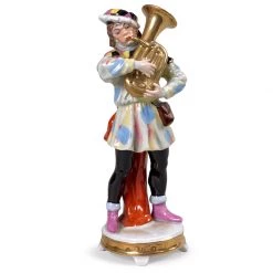 Scully & Scully Porcelain Musician With Tuba
