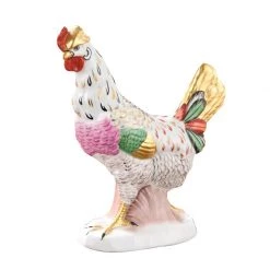 Scully & Scully Porcelain Hen With Gold Crown