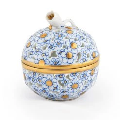 Herend Bud Finial Openwork Ball