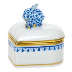 Herend Heart Box With Bunny Finial -Collectibles Sales Store unnamed file 925