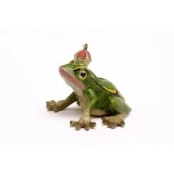 Scully & Scully Austrian Bronze Frog King With Crown