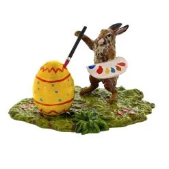 Scully & Scully Austrian Bronze Rabbit Painting Easter Egg